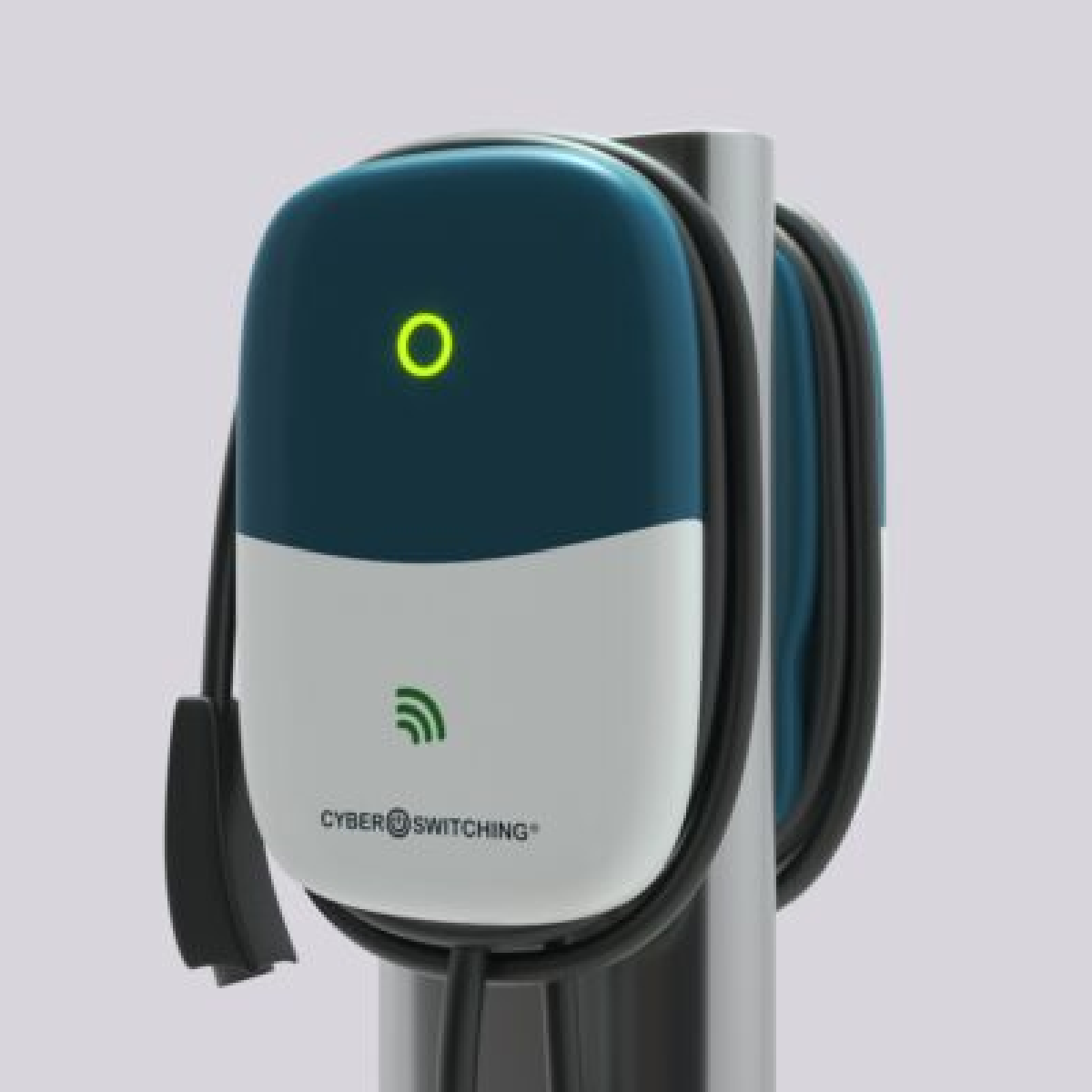 Commercial Dual EV Charging Station, Dual CSE1 Level 2, 48A, RFID