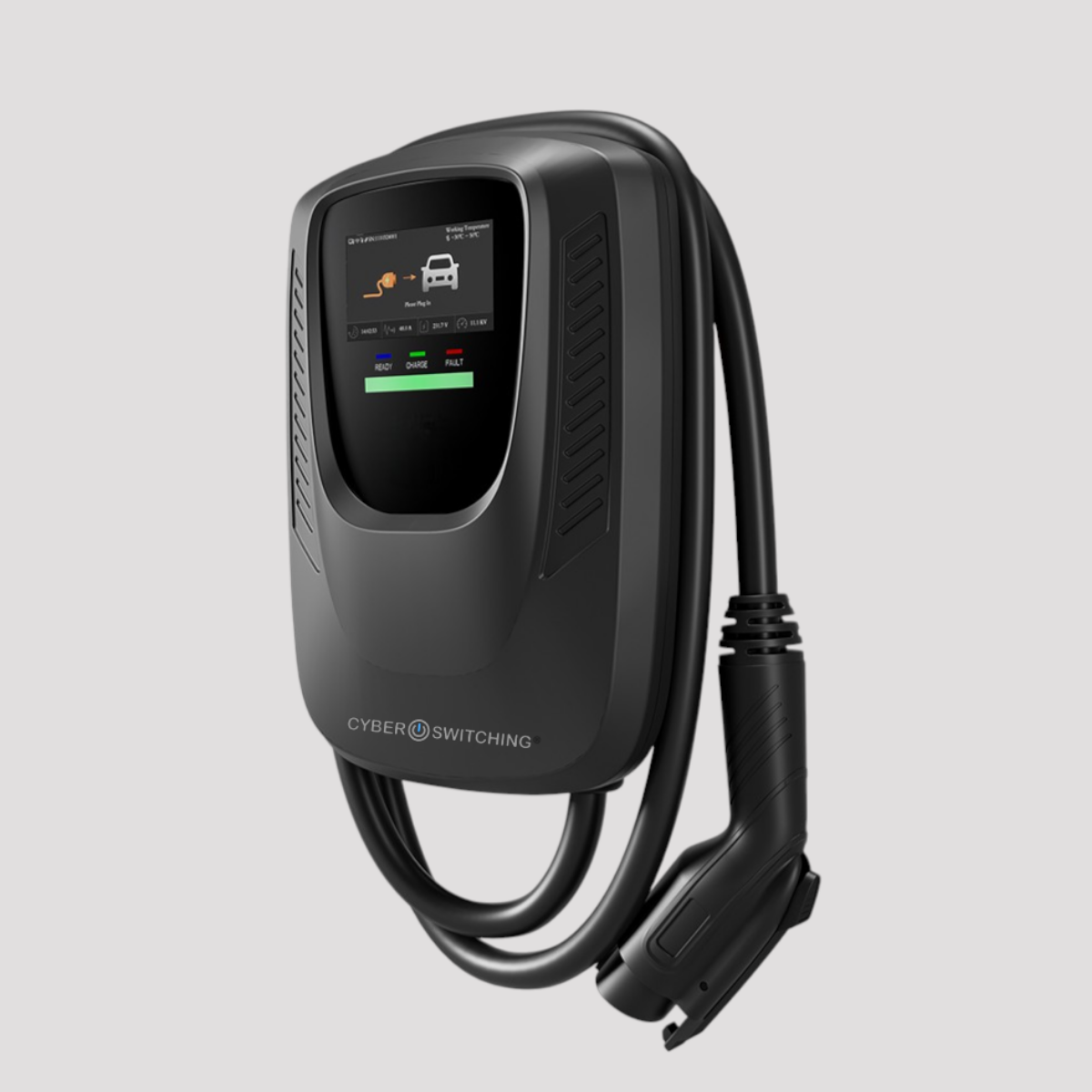 Commercial EV Charger CSE3, 80A/19.2KW, Level 2 Electric Vehicle Charger